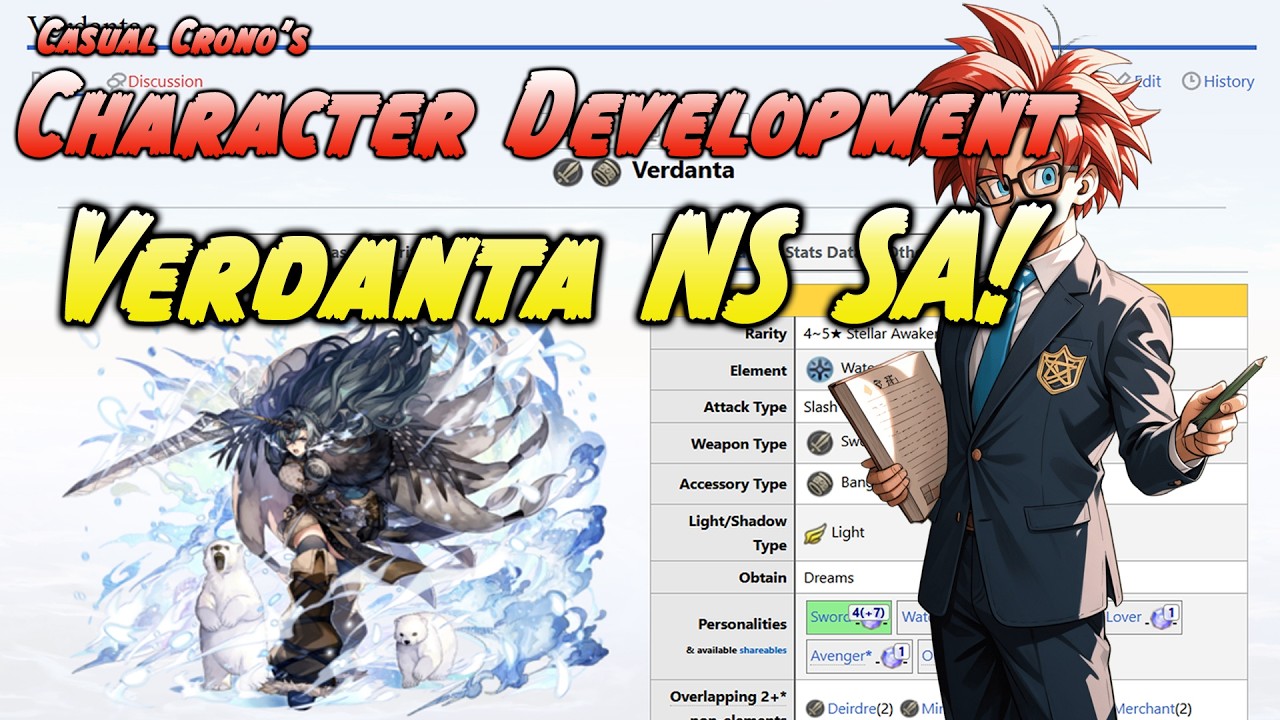 Casual Crono's Another Eden Character Development: Verdanta NS SA