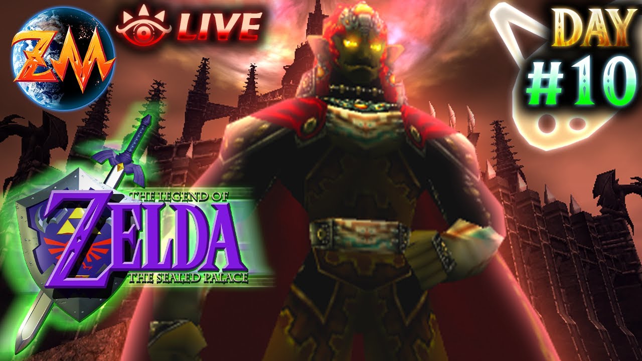 The Ocarina of Time Trilogy? Zelda: Sealed Palace LIVE! (OOT ROM HACK) DAY 10