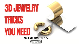 How to Use Extrude, Unroll & Soft Edit in Matrix | Jewelry 3D Tutorial screenshot 4
