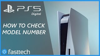PS5 Digital Edition Model and Serial Number Check