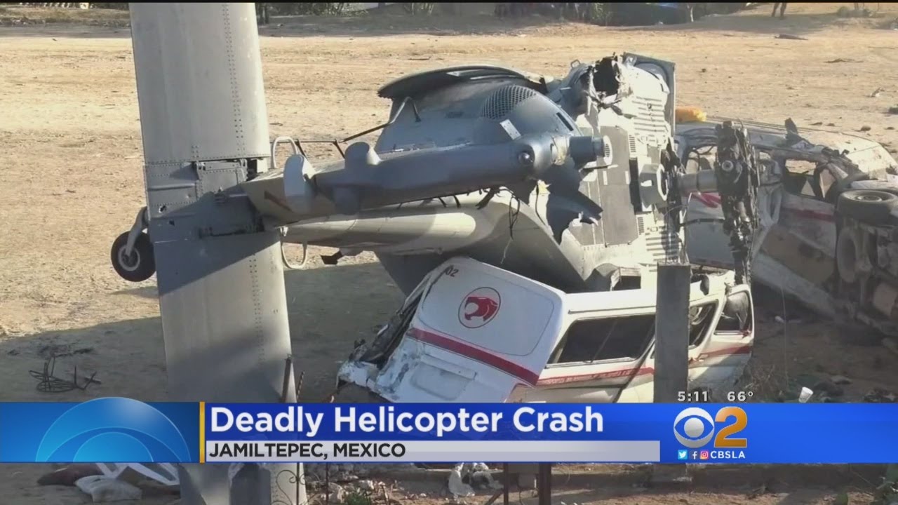13 On The Ground Killed When Helicopter Crashes In Mexico