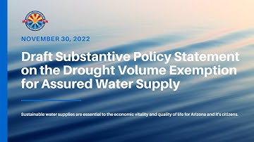 DVE Substantive Policy Statement Public Meeting