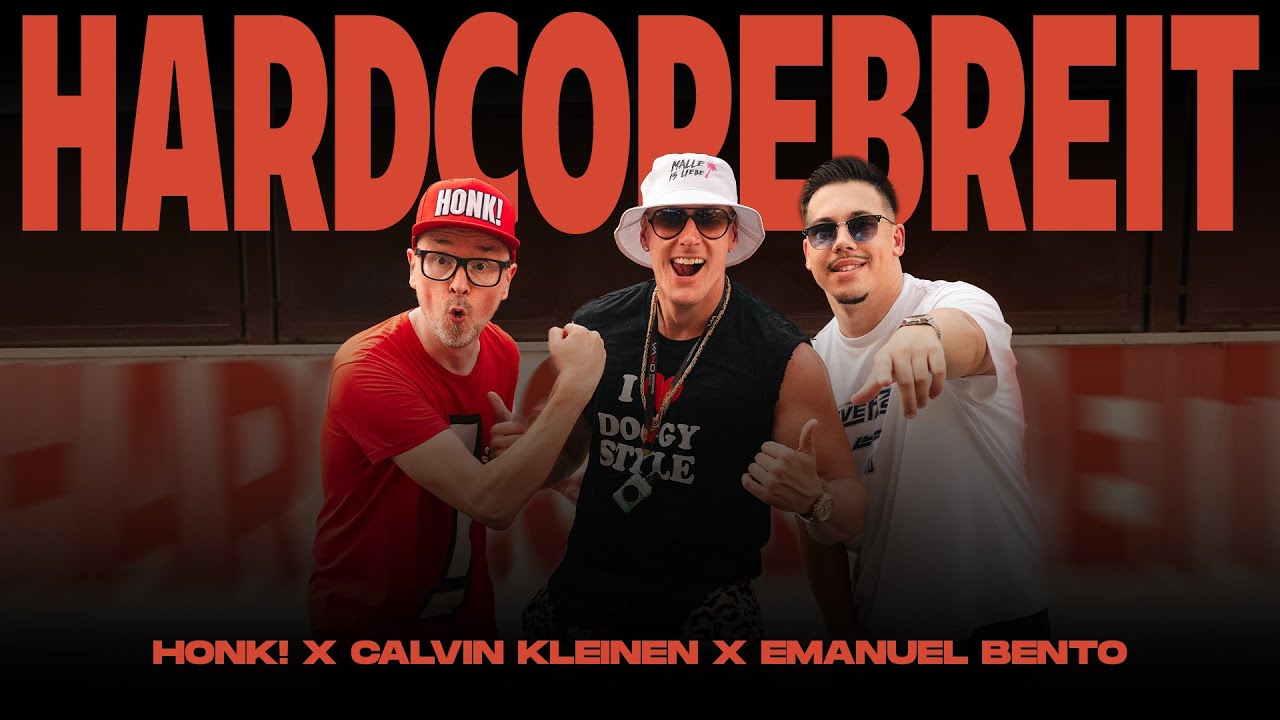 Watch HONK! x Calvin Kleinen x Emanuel Bento - Hardcore Breit (Official Video) on YouTube Watch HONK! x Calvin Kleinen x Emanuel Bento - Hardcore Breit (Official Video) on YouTube