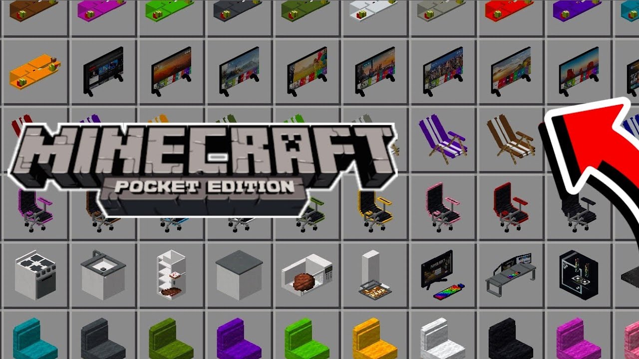 COMO BAIXAR ADDON/MOD DE MÓVEIS REALISTAS PRO MINECRAFT PE!!