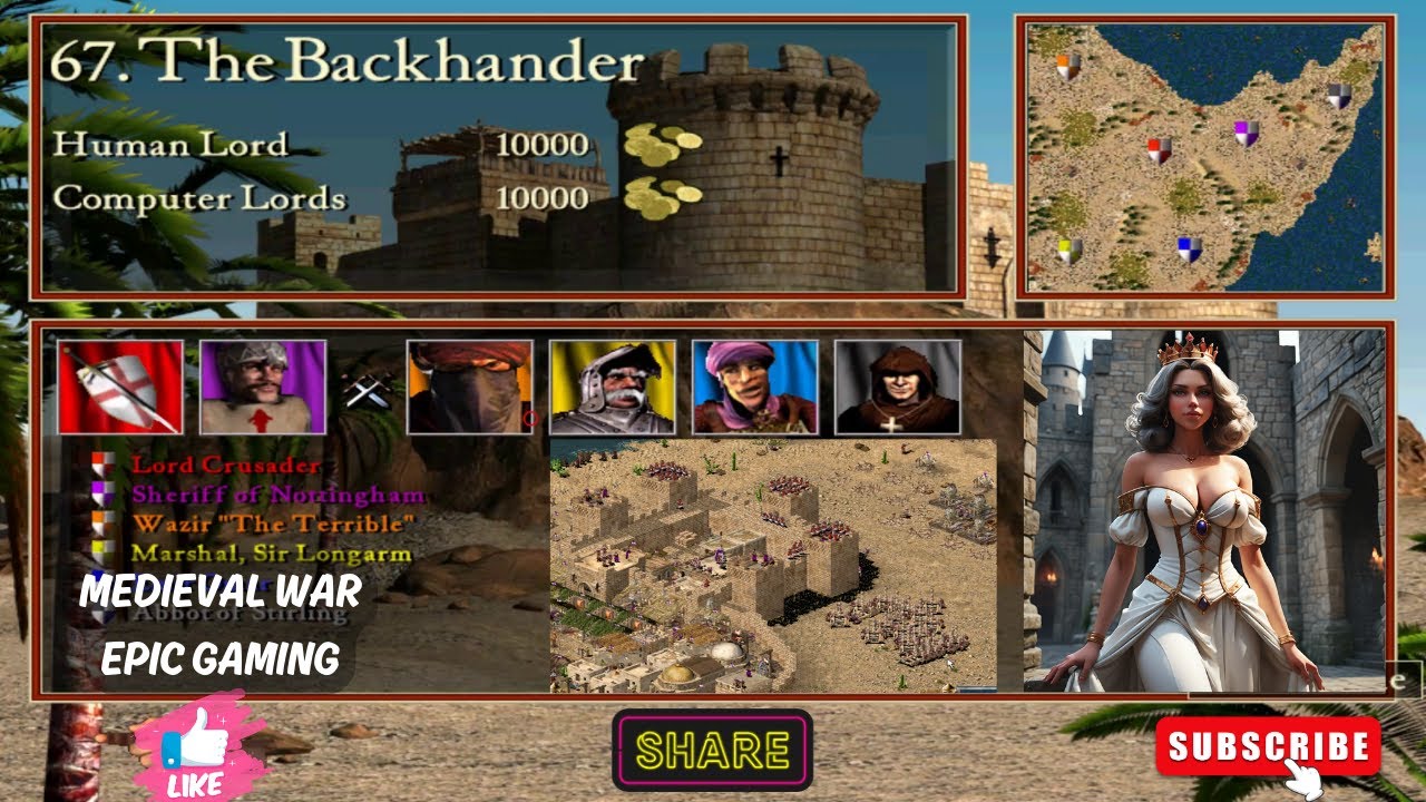 Stronghold Crusader: Mission 67. The Backhander