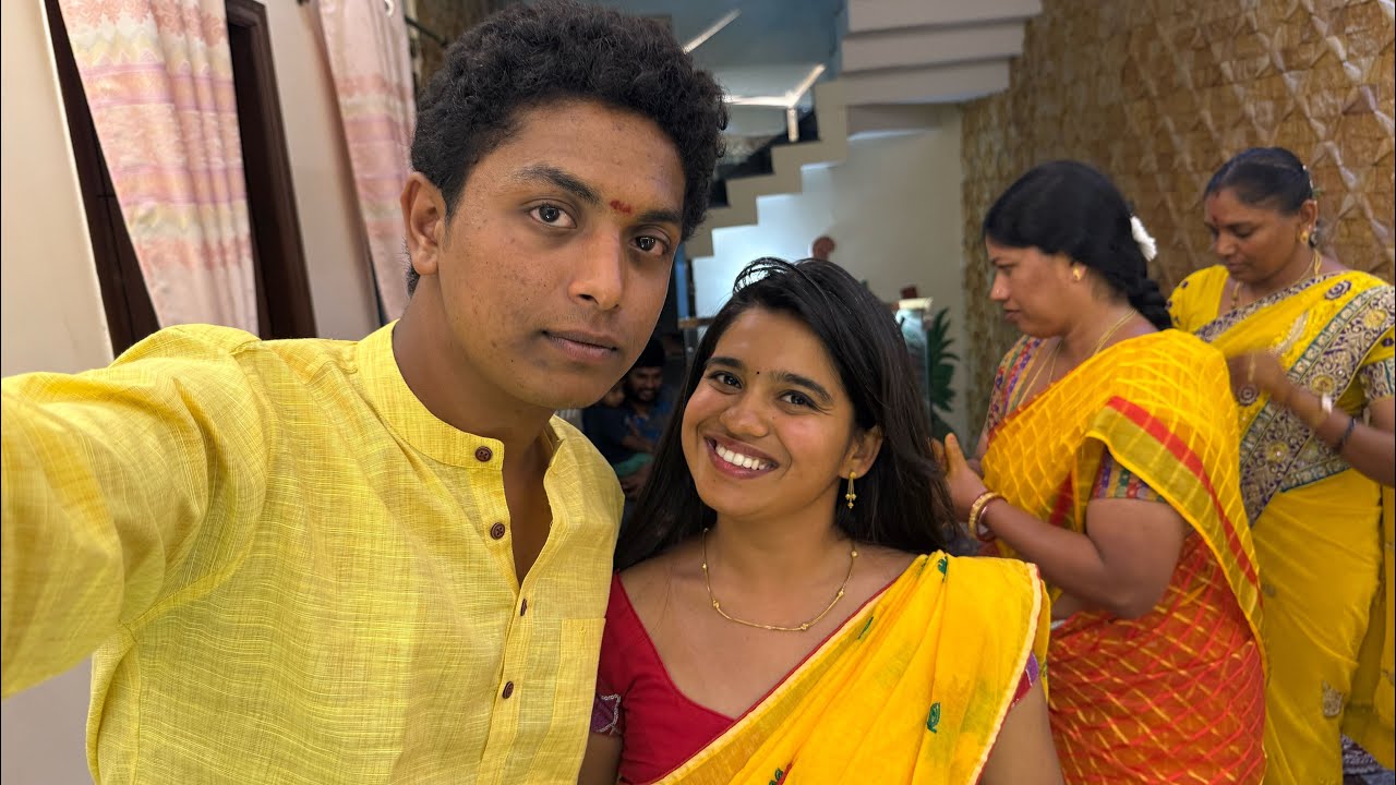 ಹಳದಿ ಶಾಸ್ತ್ರ ❌look at Theja flirting skills ✅