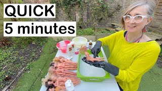 QUICK 5 minute How to clean a vintage fashion doll