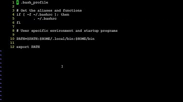 User Configuration files in the Bash Shell Part One 3