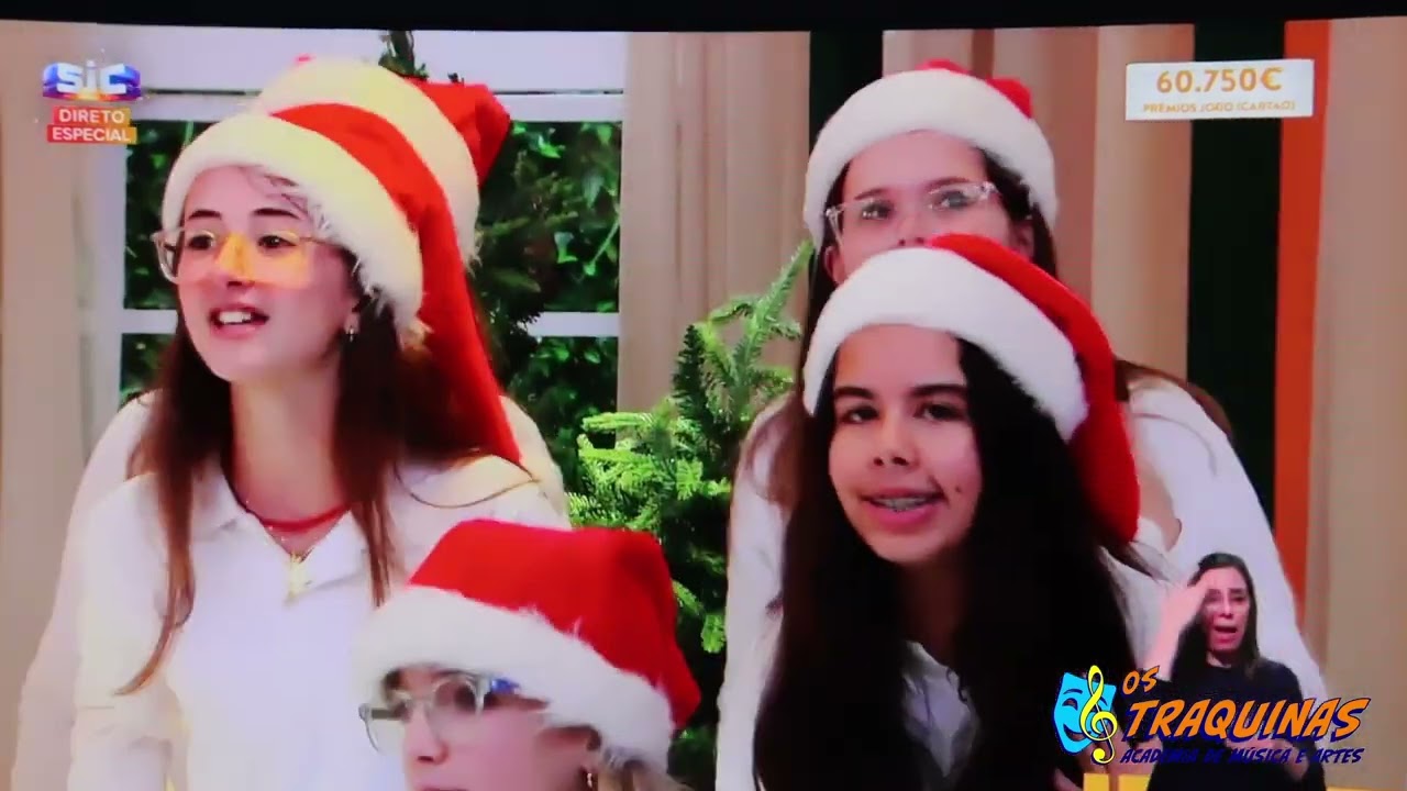 Presença dos Traquinas, no programa Casa Feliz.