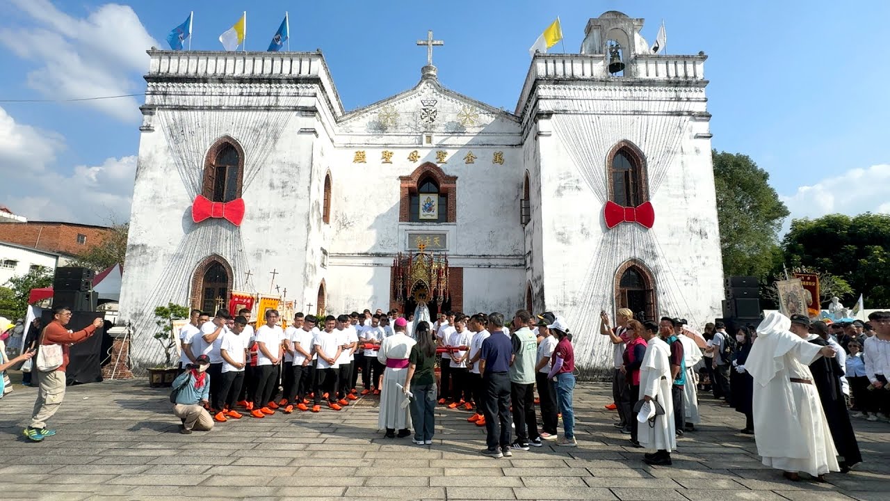 2025-12-07-萬金聖母聖殿傳教164週年暨始胎無染原罪聖母主保瞻禮慶典【02_聖母態像遊行_隊伍出發】