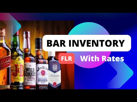 Bar Inventory using Form FLR with rates