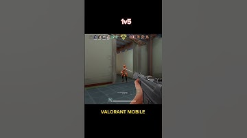 VALORANT MOBILE ☠️ 1V5 #shorts #valorantmobile #valorant #valorantclips #valoranthighlights