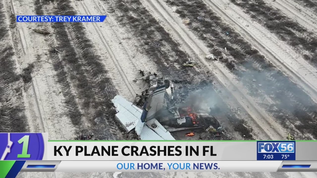 3 dead after plane crashes into Florida field