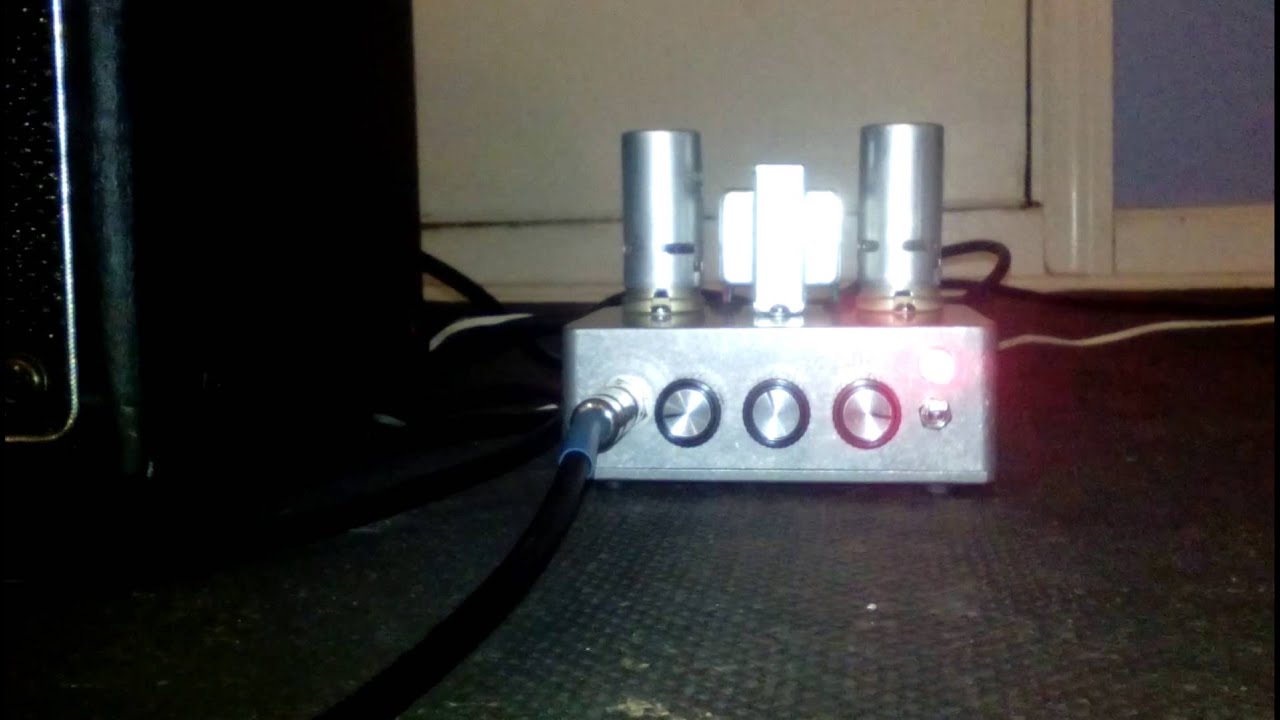 DIY 12ax7 12au7 mini guitar amp clean sound YouTube