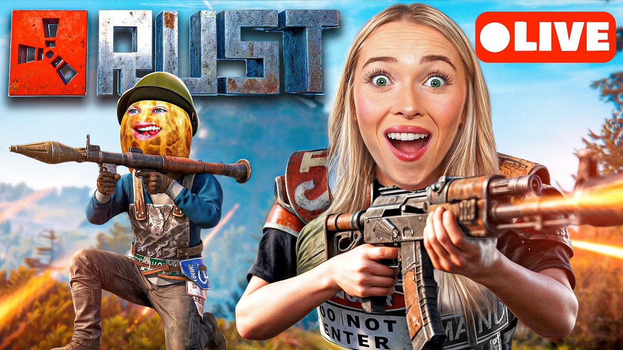 🔴 LIVE - PEANUT'S WASTELAND RUST SERVER IS CRAZY ☢️