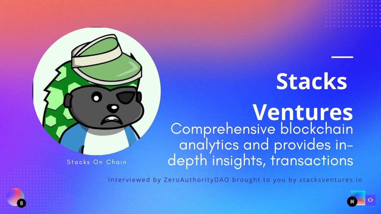 Stacks on Chain is analytics and data visualization for NFTs, DeFi on 