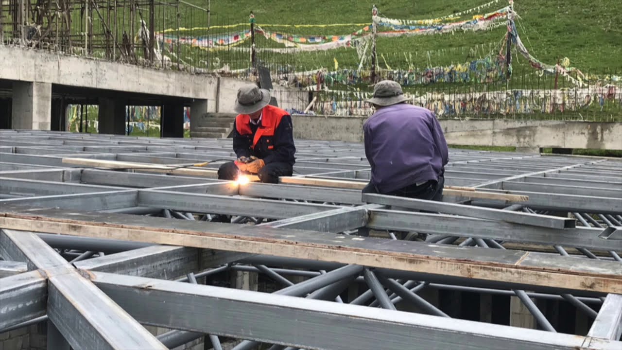 Kilung Shedra & Community Center construction slideshow