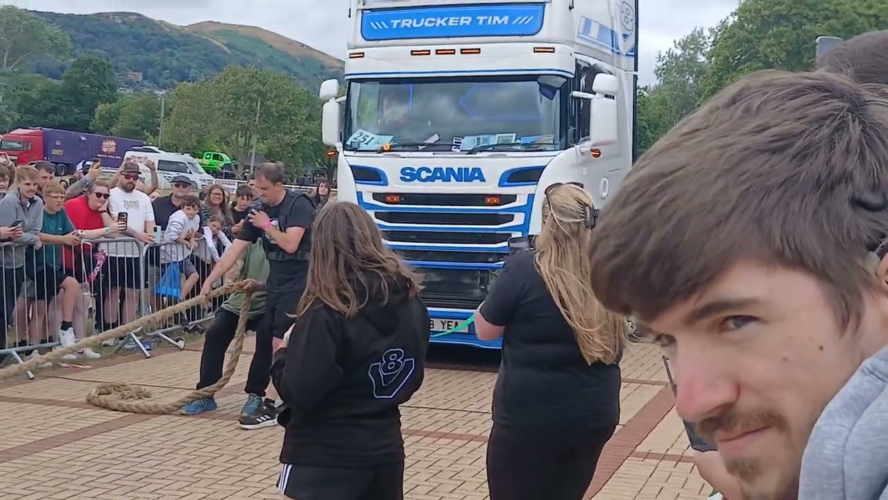 #truckertim at @truckfest #truckfestmalvern2025 #truckers #scania #v8 @TruckerTim