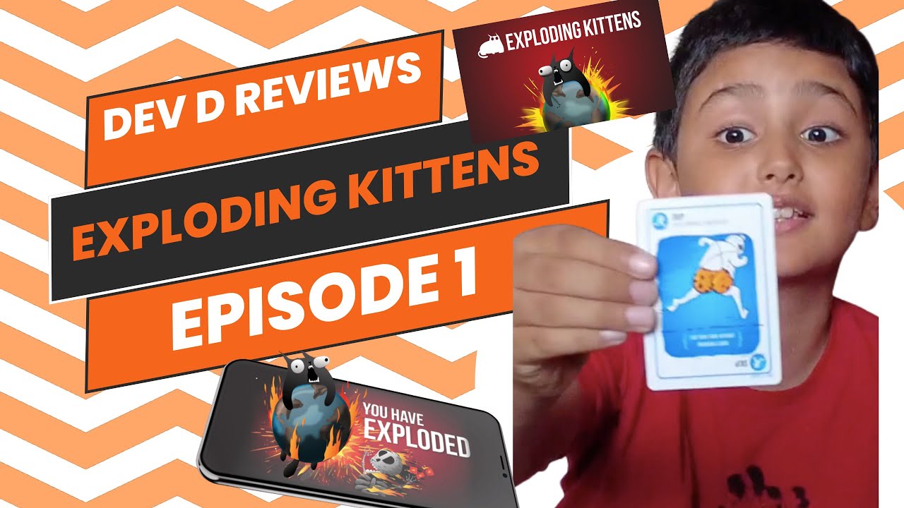 DevD Reviews Exploding Kittens card game 