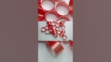 Beautiful Ribbon decoration # shorts#  Diwali decoration# craft ideas #