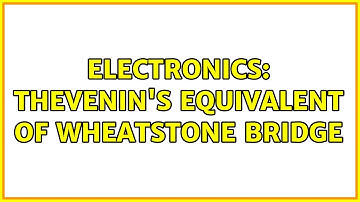 Electronics: Thevenin