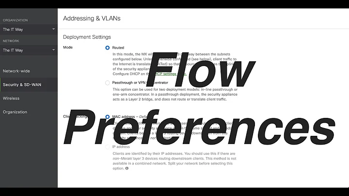 [HOW] to configure Flow Preferences in Cisco Meraki Security Appliance MX using Meraki Dashboard