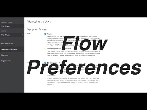 [HOW] to configure Flow Preferences in Cisco Meraki Security Appliance MX using Meraki Dashboard