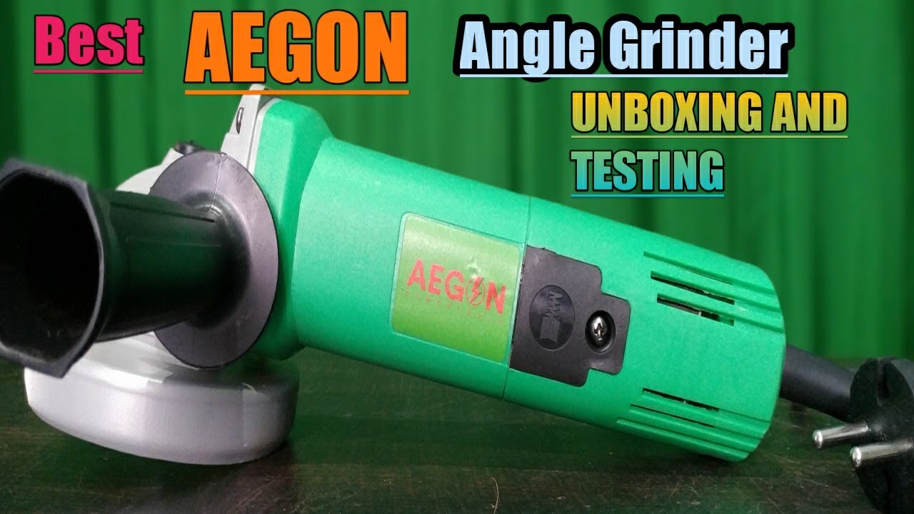 Best AEGON Angle Grinder AG100PA machine unboxing And Testing [Hindi-Video]  