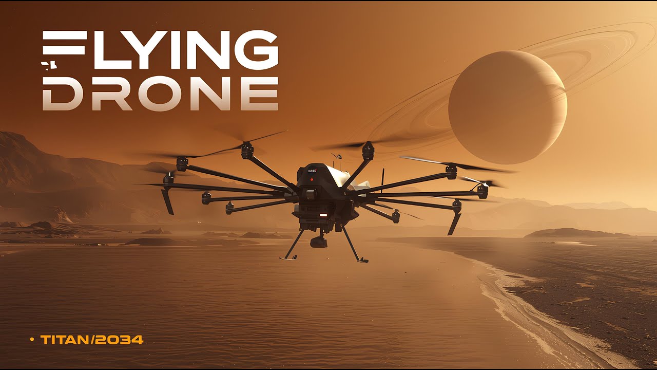 Dragonfly Mission: Nuclear Powered Drone Searching for Life on Titan