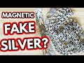 Is MAGNETIC SILVER FAKE? | Acid Testing Silver at Home