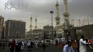Hajj 2019 Live Rain in Harim sharif | Beautifull view in makkah Masjid al  Haram