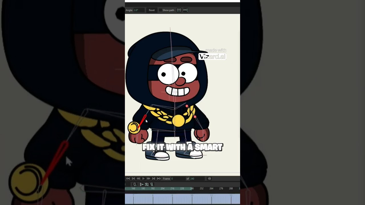 Fixing Rig Errors with Smart Bones in Moho Pro 14 💡🦴