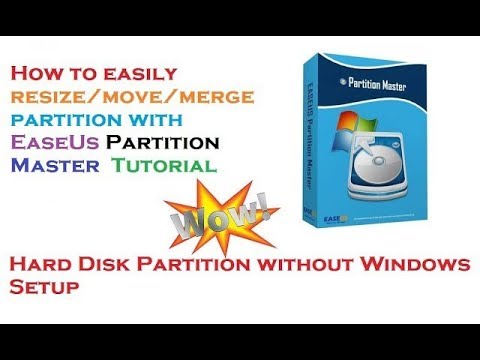 How to easily resize move merge partition with EaseUs Partition Master   Tutorial