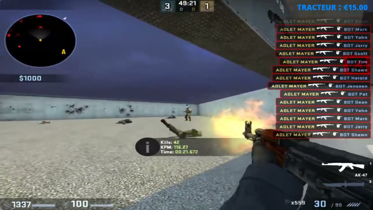 CS:GO | AREA - WORLD RECORD on 100 kills CHALLENGE