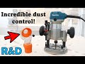 Improving Router Dust Collection with 3D Printing - Airflow Redesign Explained on Makita RT0701CX7