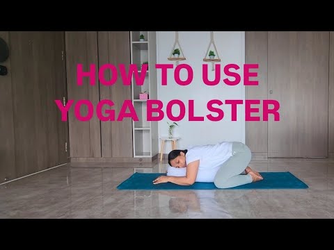 12 RELAXING YOGA POSES WITH YOGA BOLSTER | how to use yoga props | YOG BY ASHHA 