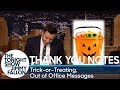 Thank You Notes: Trick-or-Treating, Out of Office Messages