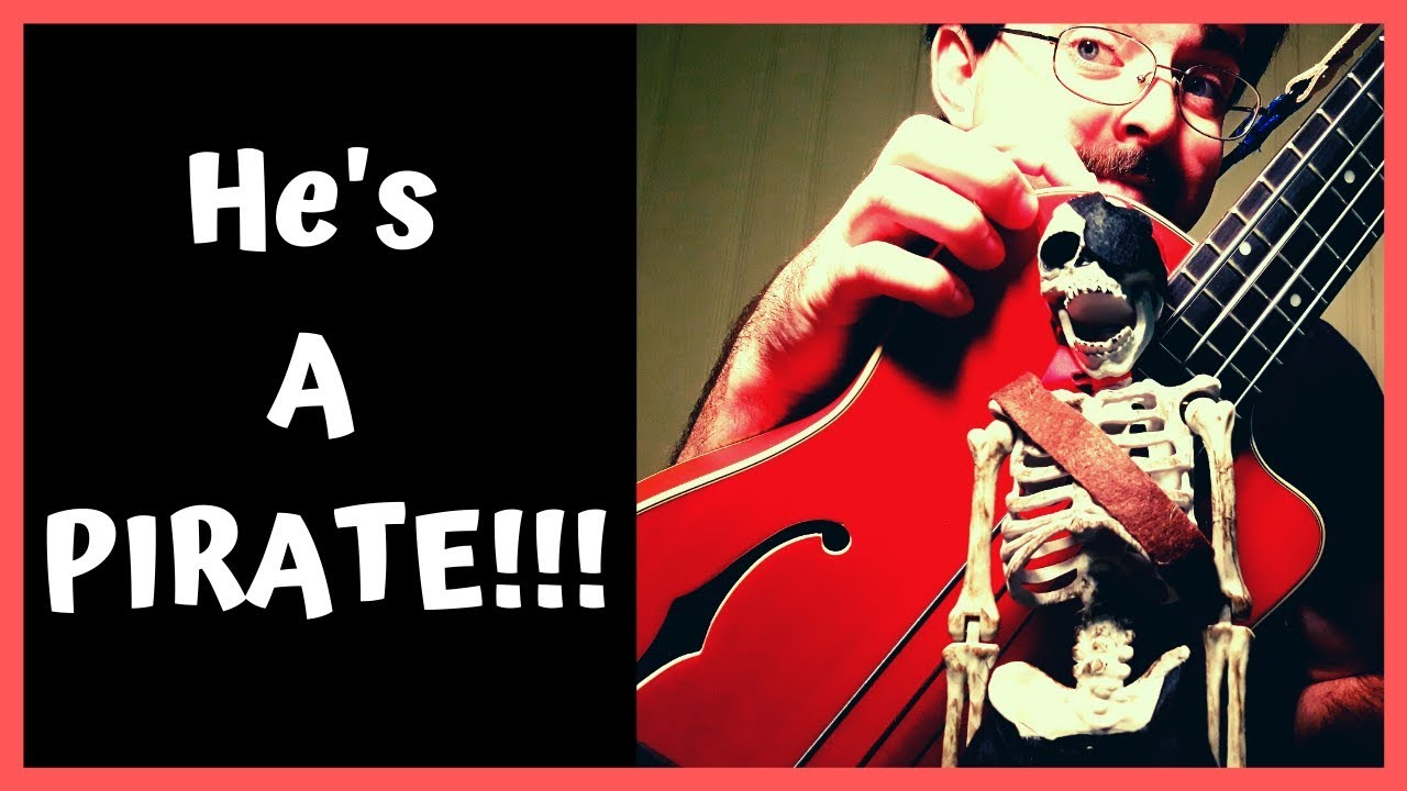 UBass Pirates of the Caribbean with Tabs YouTube