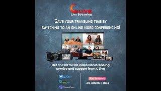 Video Conferencing Services Chennai | Cisco Webex | Zoom | Microsoft Teams | CLive Streaming
