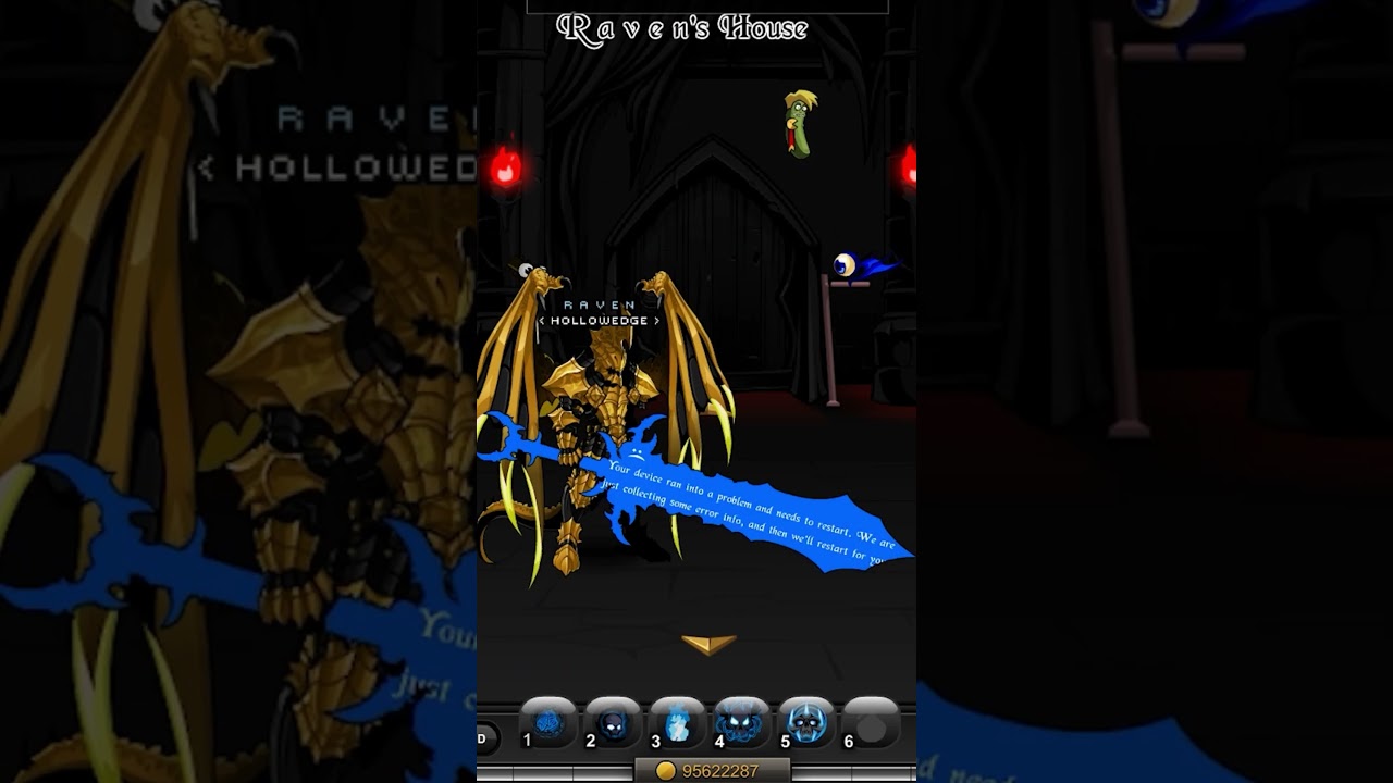 How To Get RARE Caladblue Screen of Doom In AQW!