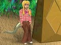 Girl becomes dinosaur