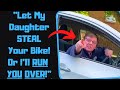 r/EntitledPeople - Psycho Karen DEMANDS I Give Her My Bike! Rages When I REFUSE!