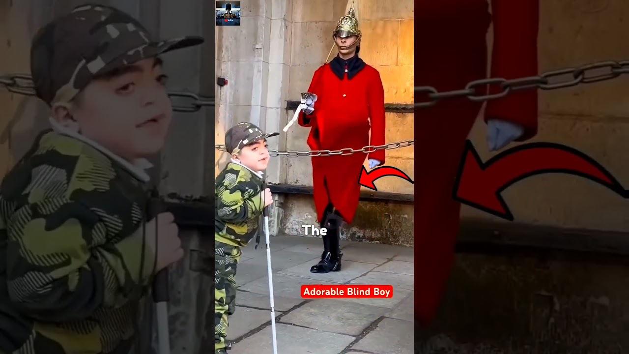Blind Boy Salutes His Hero — And What the Guard Did Next Will Melt Your Heart ❤️