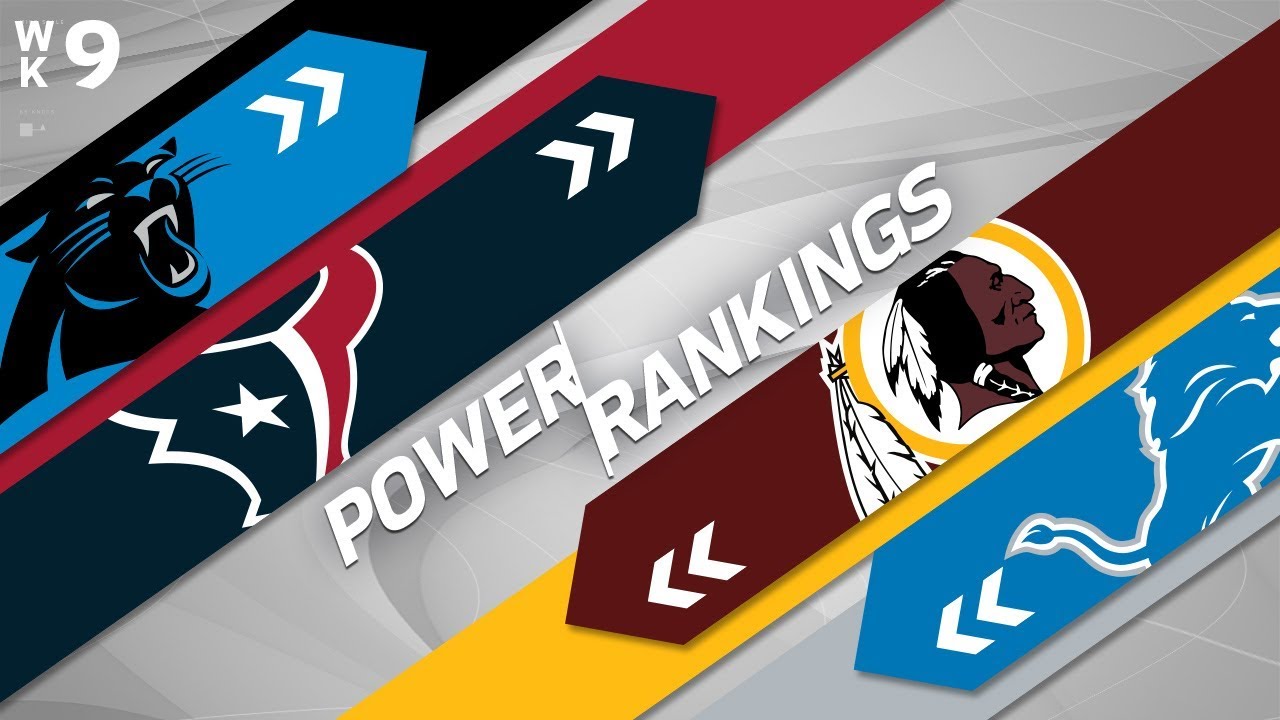 NFL Power Rankings 2017: Week 10 Edition