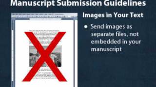 MyTrafford Publishing Tips:  Manuscript Submission Guidelines