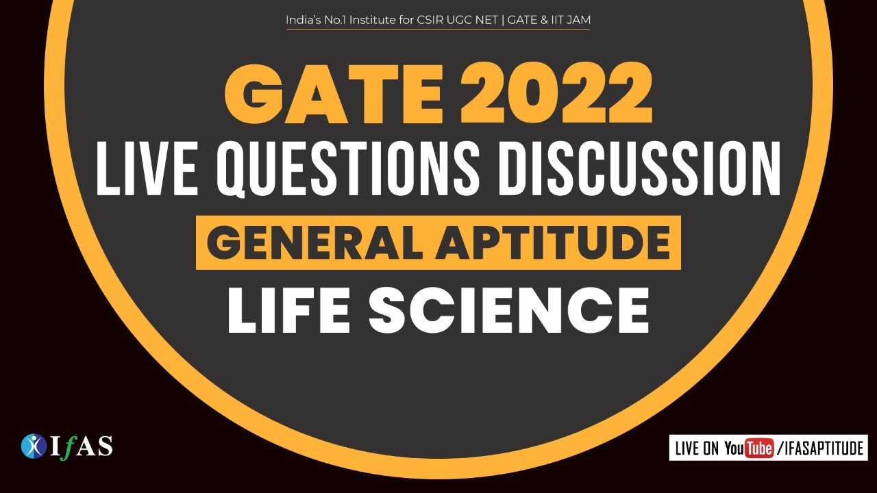 GATE General Aptitude Answer Key 2022: Life Science Part - 2 [Numerical Ability, Spatial Aptitude]
