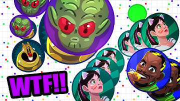 Agar.io - REVERSE TRICKSPLIT AND POPSPLIT (WINS & FAILS COMPILATION)