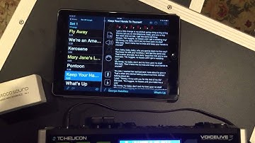 Wireless midi preset changes with Set List Maker and TC Helicon VoiceLive 3