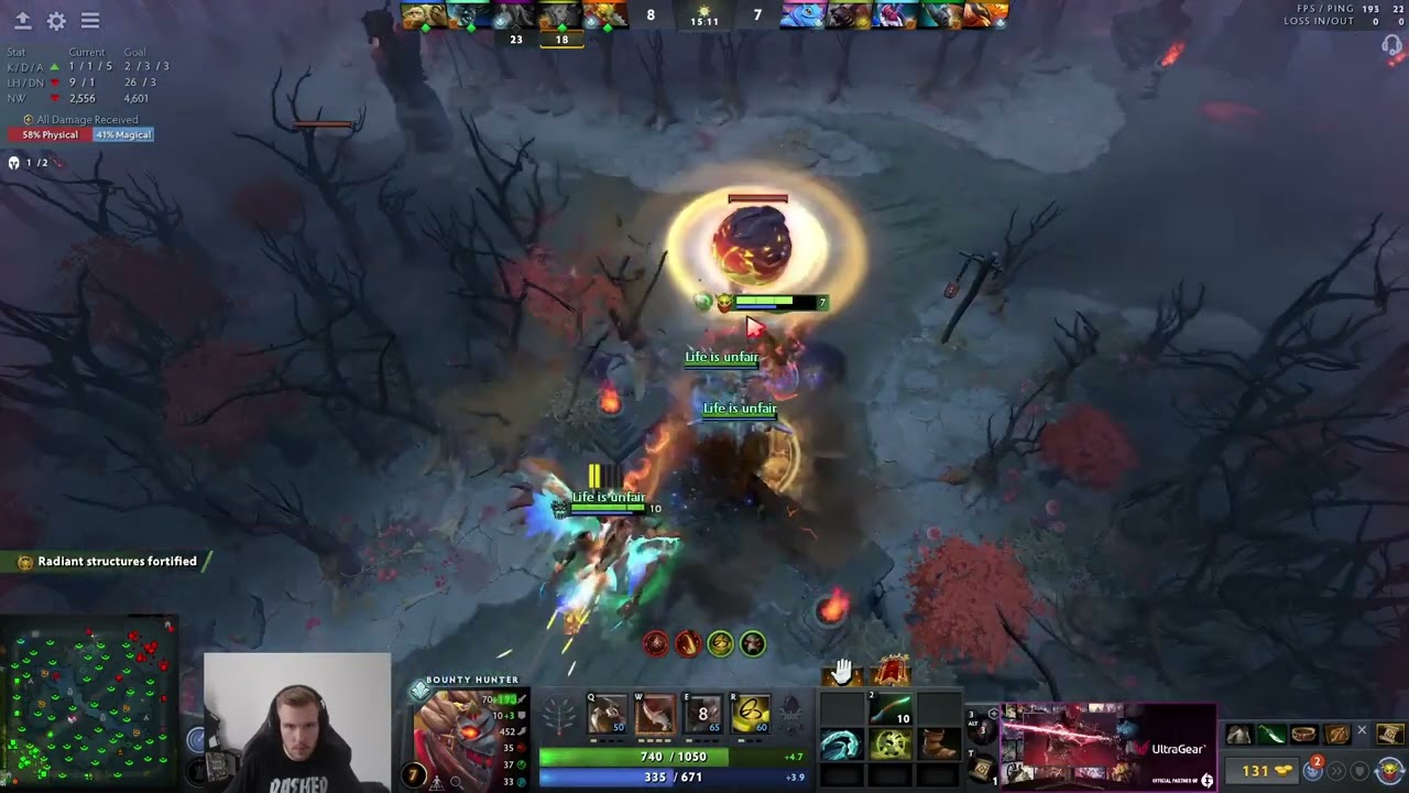 Cr1t- | Bounty Hunter | Qojqva | Visage | Dota 2 |  Got Jebaited By The Bird