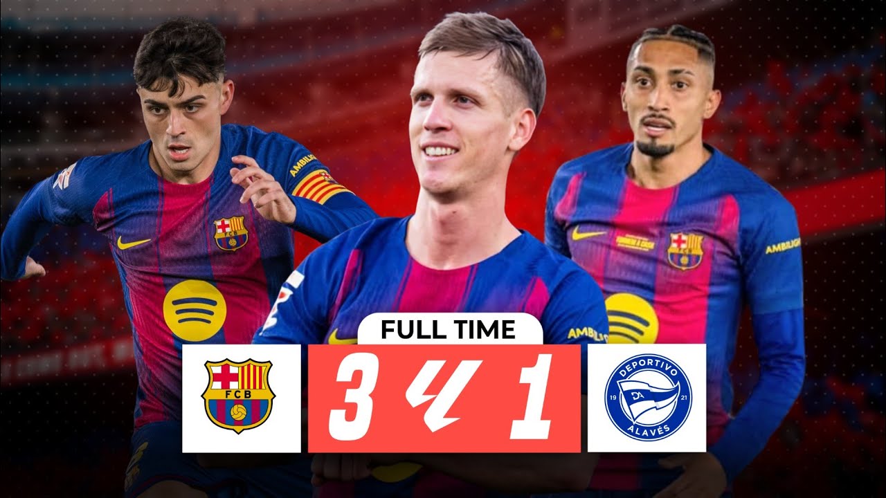 UNSTOPPABLE!  Barcelona's Dream Trio is Back! 3-1 Win Against Alaves 